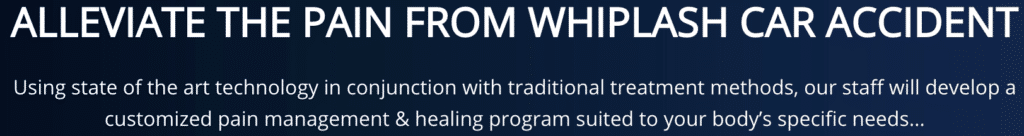 Tacoma Chiropractic Health Connection Message to Alleviate Pain whiplash car accident Tacoma Chiropractic